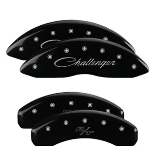 MGP Caliper Covers (F&R): Dodge Challenger / Charger / Magnum (06-23) w/ Black - Silver