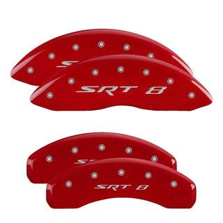 MGP Caliper Covers (F&R): Dodge Challenger / Charger / Magnum (06-23) w/ Yellow - Black
