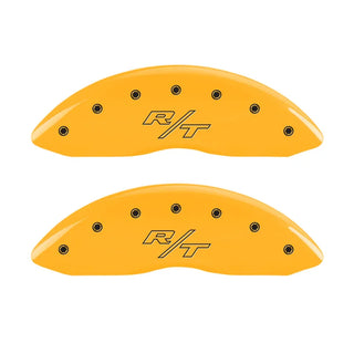 MGP Vintage RT Caliper Covers (F&R): Dodge Challenger / Charger / Magnum (06-20) w/ Yellow