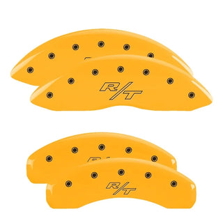 MGP Vintage RT Caliper Covers (F&R): Dodge Challenger / Charger / Magnum (06-20) w/ Yellow