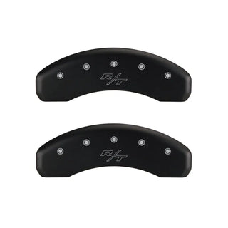MGP Caliper Covers (F&R): Dodge Challenger / Charger / Magnum (06-23) w/ Red - Silver Logos