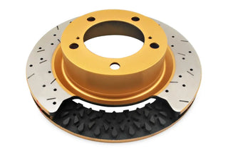 DBA 4000 Series Rotor (FRONT): Jeep Grand Cherokee (93-98) / Wrangler (90-99) Drilled and Slotted