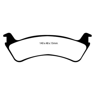 EBC Greenstuff Rear Brake Pads (REAR): Jeep Grand Cherokee (95-98)