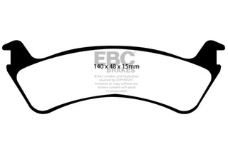 EBC Ultimax2 Rear Brake Pads (REAR): Jeep Grand Cherokee 1995 - 1998 w/ Phenolic Pistons