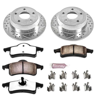 PowerStop Z36 Truck & Tow Brake Kit (REAR): Jeep Grand Cherokee 1999 - 2004