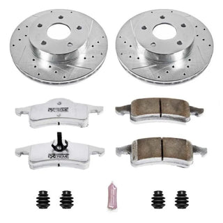 PowerStop Z26 Street Warrior Brake Kit (REAR): Jeep Grand Cherokee 1999 - 2004