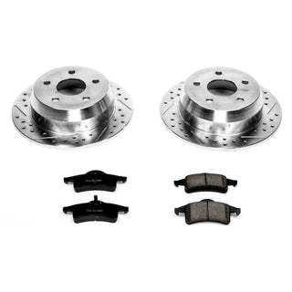 PowerStop Z23 Evolution Sport Brake Kit (REAR): Jeep Grand Cherokee 1999 - 2004