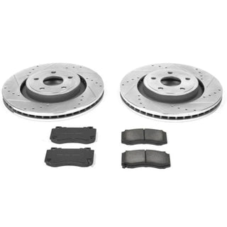 PowerStop Z23 Evolution Sport Brake Kit (FRONT): Jeep Grand Cherokee 2006 - 2010