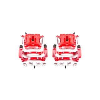 PowerStop Red Calipers (FRONT): Jeep Grand Cherokee 1999 - 2004 w/ Brackets