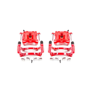 PowerStop Red Calipers (FRONT): Jeep Grand Cherokee 1999 - 2004 w/ Brackets