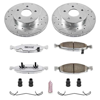 PowerStop Z26 Street Warrior Brake Kit (FRONT): Jeep Grand Cherokee 1999 - 2002