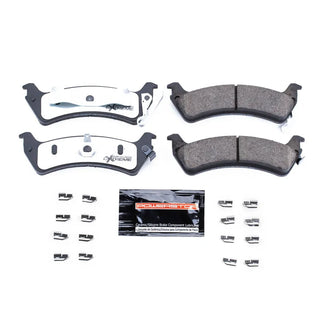 PowerStop Z36 Truck & Tow Brake Pads (REAR): Jeep Grand Cherokee 1994 - 1998 w/ Hardware