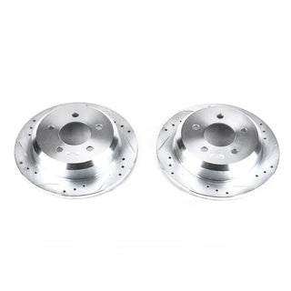 PowerStop Evolution Drilled & Slotted Rotors (REAR): Jeep Grand Cherokee 1993 - 1998