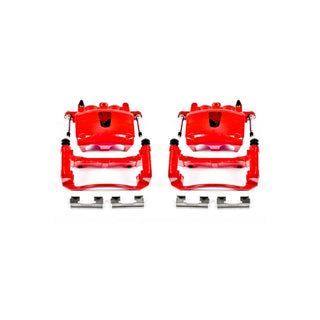 PowerStop Red Calipers (FRONT): Jeep Commander (06-10) / Grand Cherokee (05-10) w/ Brackets