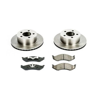 PowerStop Autospecialty Brake Kit (FRONT): Jeep Grand Cherokee (93-98) / Wagoneer (90) / Wrangler (90-99)