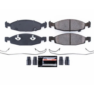 PowerStop Z23 Evolution Sport Brake Pads (FRONT): Jeep Grand Cherokee 1999 - 2003 w/ Hardware