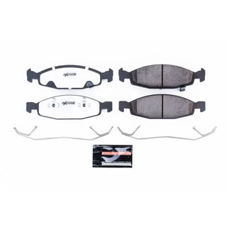 PowerStop Z26 Extreme Street Brake Pads (FRONT): Jeep Grand Cherokee 1999 - 2003 w/ Hardware