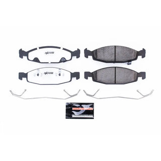 PowerStop Z26 Extreme Street Brake Pads (FRONT): Jeep Grand Cherokee 1999 - 2003 w/ Hardware