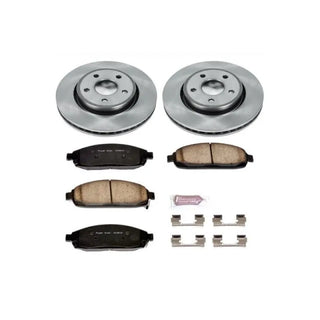 PowerStop Autospecialty Brake Kit (FRONT): Jeep Commander (06-10) / Grand Cherokee (05-10)