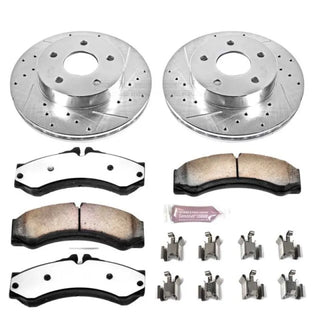 PowerStop Z36 Truck & Tow Brake Kit (FRONT): Jeep Grand Cherokee 1999 - 2004