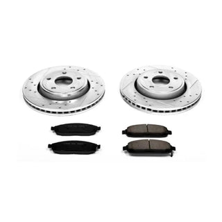 PowerStop Z23 Evolution Sport Brake Kit (FRONT): Jeep Commander (06-10) / Grand Cherokee (05-10)