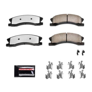 PowerStop Z36 Truck & Tow Brake Pads (FRONT): Jeep Grand Cherokee 1999 - 2004 w/ Hardware