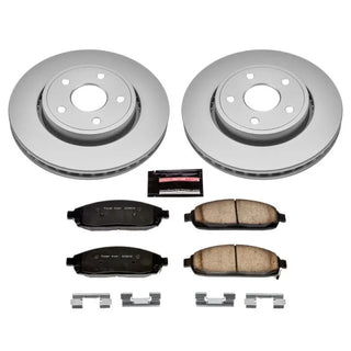 PowerStop Z17 Evolution Geomet Coated Brake Kit (FRONT): Jeep Commander (06-10) / Grand Cherokee (05-10)