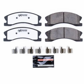 PowerStop Z26 Extreme Street Brake Pads (FRONT): Jeep Grand Cherokee 1999 - 2004 w/ Hardware