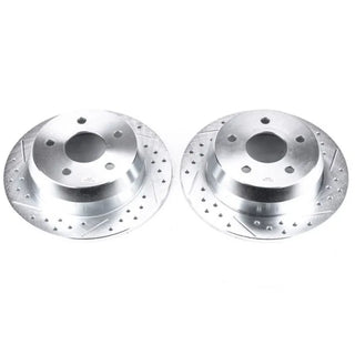 PowerStop Evolution Drilled & Slotted Rotors (REAR): Jeep Grand Cherokee 1999 - 2004