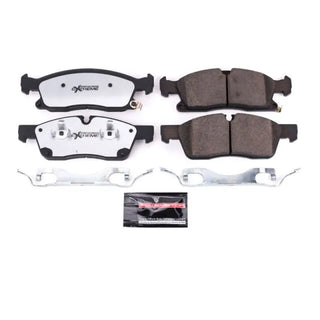 PowerStop Z36 Truck & Tow Brake Pads (FRONT): Jeep Grand Cherokee 2017 - 2021 w/ Hardware