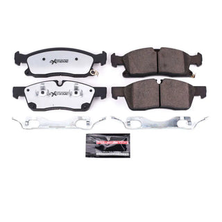 PowerStop Z36 Truck & Tow Brake Pads (FRONT): Jeep Grand Cherokee 2017 - 2021 w/ Hardware