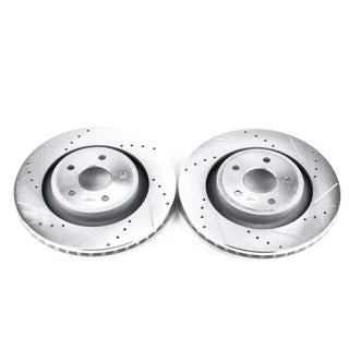 PowerStop Evolution Drilled & Slotted Rotors (FRONT): Jeep Grand Cherokee 2006 - 2010