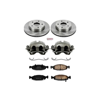 PowerStop Autospecialty Brake Kit (FRONT): Jeep Grand Cherokee 1999 - 2002 w/ Calipers