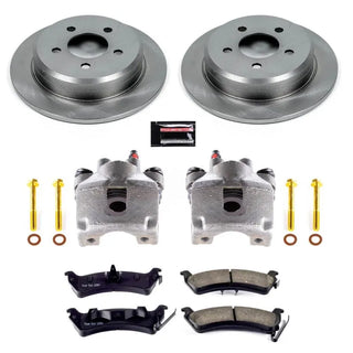 PowerStop Autospecialty Brake Kit (REAR): Jeep Grand Cherokee 1995 - 1998 w/ Calipers