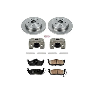 PowerStop Autospecialty Brake Kit (REAR): Jeep Commander (06-10) / Grand Cherokee (05-10) w/ Calipers