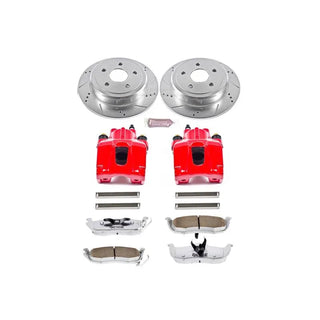 PowerStop Z26 Street Warrior Brake Kit (REAR): Jeep Commander (06-10) / Grand Cherokee (05-10) w/ Calipers