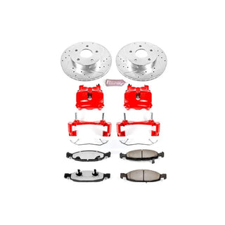 PowerStop Z36 Truck & Tow Brake Kit (FRONT): Jeep Grand Cherokee 1999 - 2002 w/ Calipers