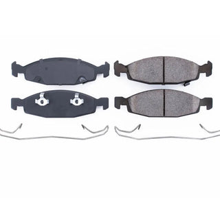 PowerStop Z17 Evolution Ceramic Brake Pads (FRONT): Jeep Grand Cherokee 1999 - 2003 w/ Hardware