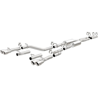MagnaFlow Competition Series Cat-Back Performance Exhaust System: Dodge Challenger 2015 - 2023 w/ Quad Split Rear 3.5in Tip