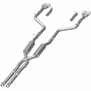 MagnaFlow Competition Series Cat-Back Performance Exhaust System: Dodge Challenger 2015 - 2023 w/ Quad Split Rear 3.5in Tip