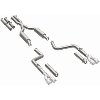 Magnaflow Competition Series Cat-Back Exhaust Quad Split Tips: Dodge Challenger 2015-2023 5.7L/6.2L