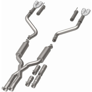 Magnaflow Competition Series Cat-Back Exhaust Quad Split Tips: Dodge Challenger 2015-2023 5.7L/6.2L