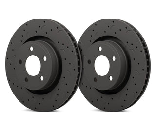 Hawk Performance Drilled and Slotted Brake Rotor Set (FRONT): Dodge Dakota 2003 - 2004