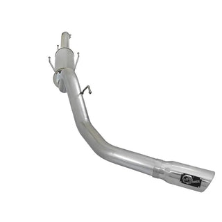 aFe Large Bore-HD 4" 409 SS Cat-Back Exhaust System Polished Tip (REAR): Dodge Ram 2500/3500 2003-2004 5.9L Cummins