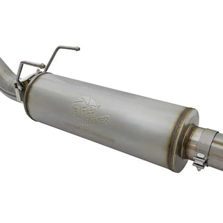 aFe LARGE Bore-HD 4" 409 SS Cat-Back Exhaust System: Ram 2500/3500 5.9L Cummins 2003-2004