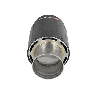 aFe MACH Force-Xp Carbon Fiber 4.5" Exhaust Tip Set (REAR): Charger SRT 392 6.4L / Hellcat 6.2L 2015-2023
