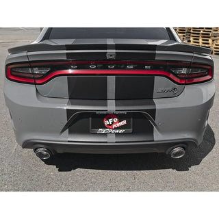 aFe MACH Force-Xp Carbon Fiber 4.5" Exhaust Tip Set (REAR): Charger SRT 392 6.4L / Hellcat 6.2L 2015-2023