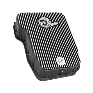 aFe Power Transmission Pan: Dodge Ram 2500 / Ram 3500 2007 - 2010 w/ Black Machined Fins