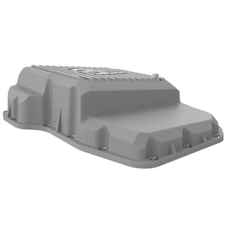 aFe Power Transmission Pan Raw w/ Machined Fins (REAR): Dodge Ram 6.7L Diesel 68RFE (13-19)