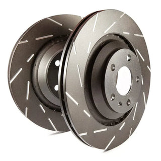 EBC USR Slotted Front Rotors (FRONT): Dodge Dakota (05-10) (312x28mm)